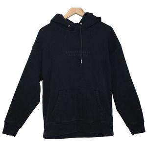 Abercrombie & Fitch Soft A&F Fleece Black Long Sleeve Hoodie Sweatshirt Size M